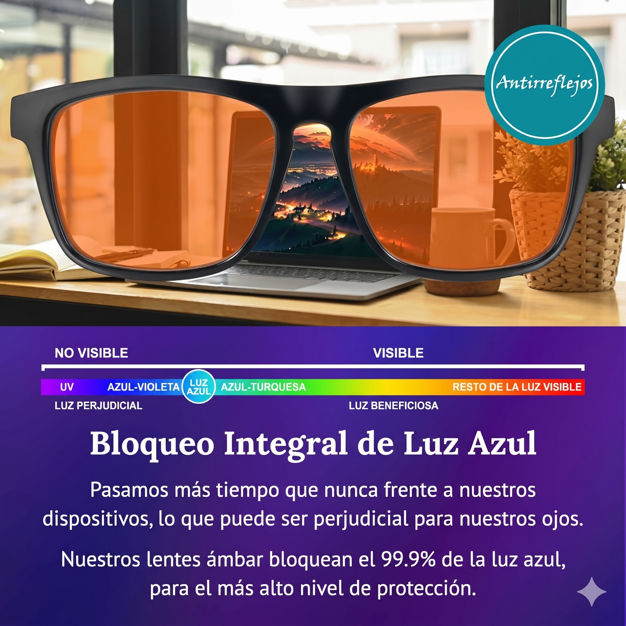 Atardece - Gafas Bloqueadoras de Luz Azul
